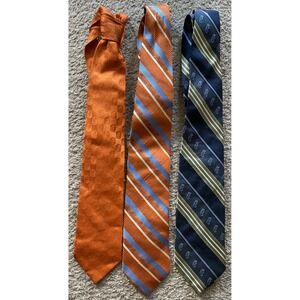 Lot Of 3 Chick-fil-a Mens Neckties - Team Style Padre Staples, Greenbriar